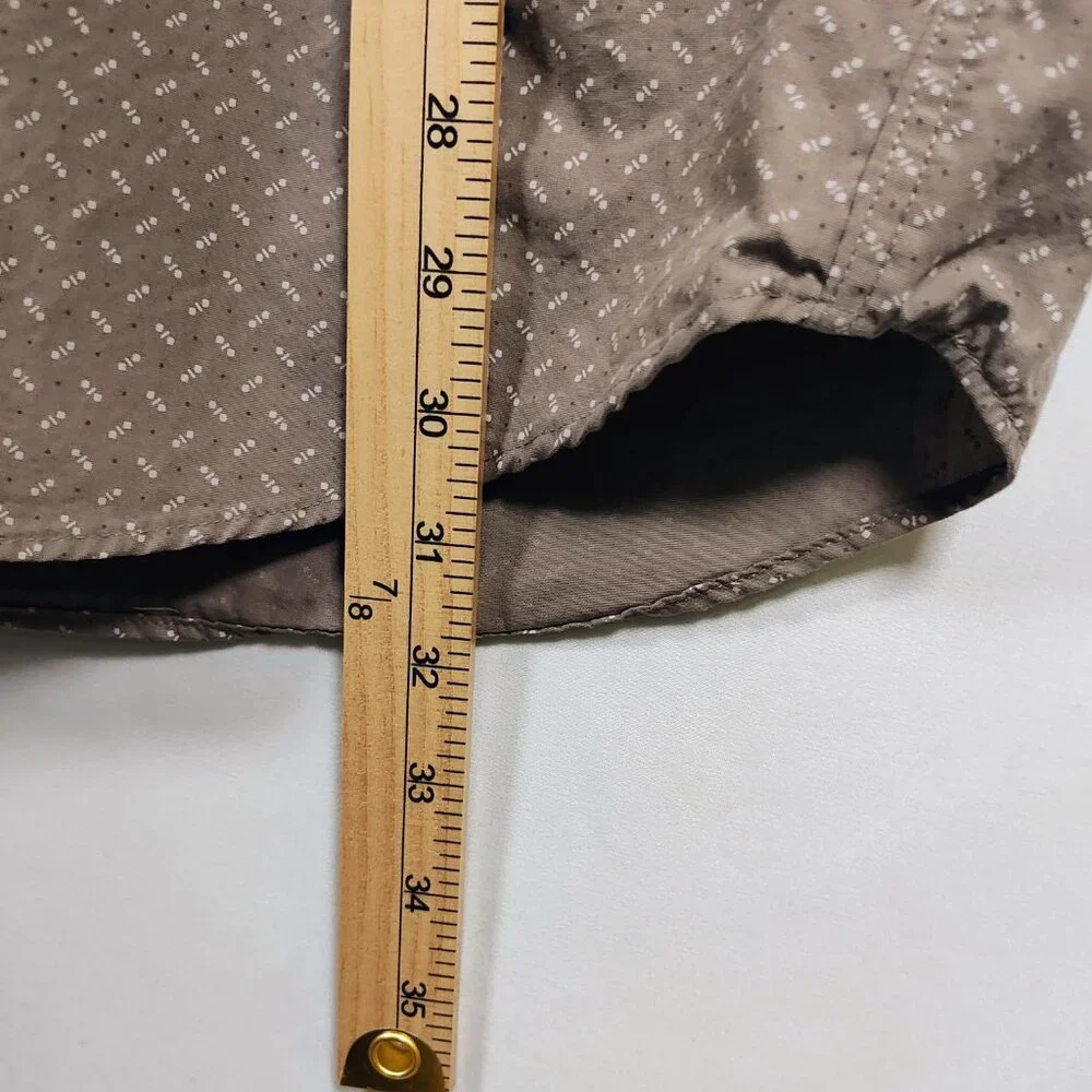 Artefact Slim Men's Large Brown Button-Down Long‎ Sleeve NWOT